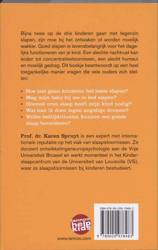 Achterkant van Slapen