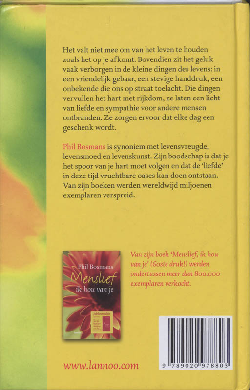 Achterkant van Zonnestralen voor elke dag