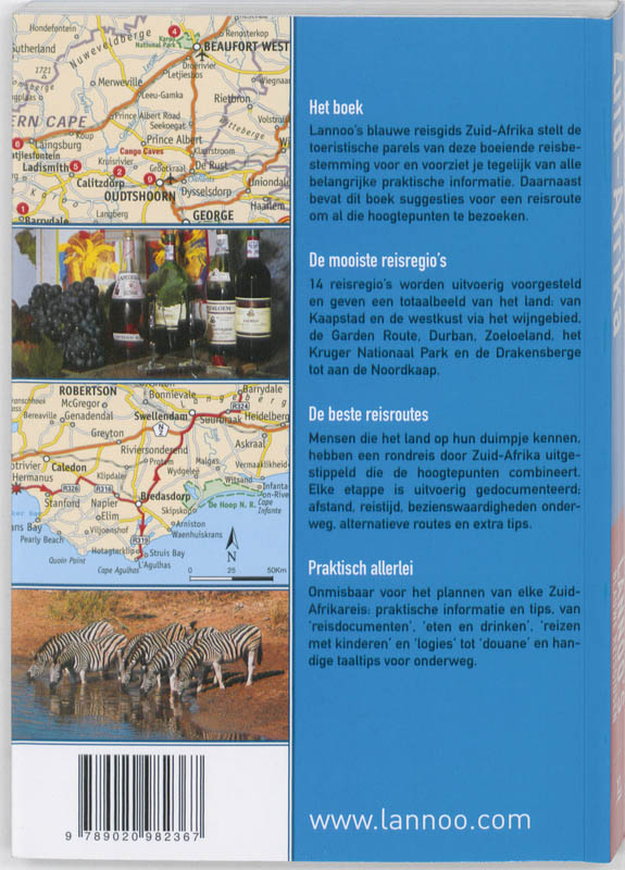 Achterkant van Zuid-Afrika