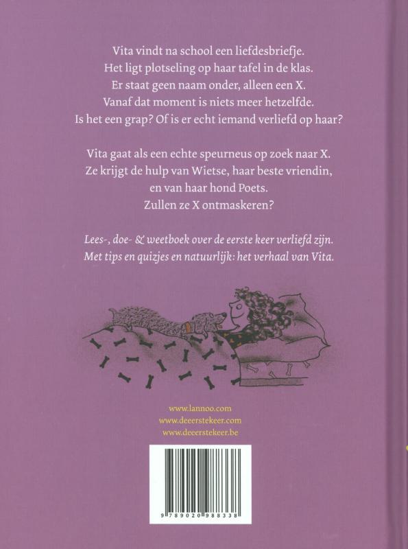 Achterkant van De eerste keer verliefd
