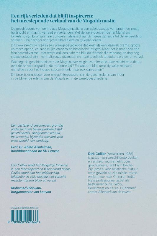 Achterkant van Keizers van de Taj