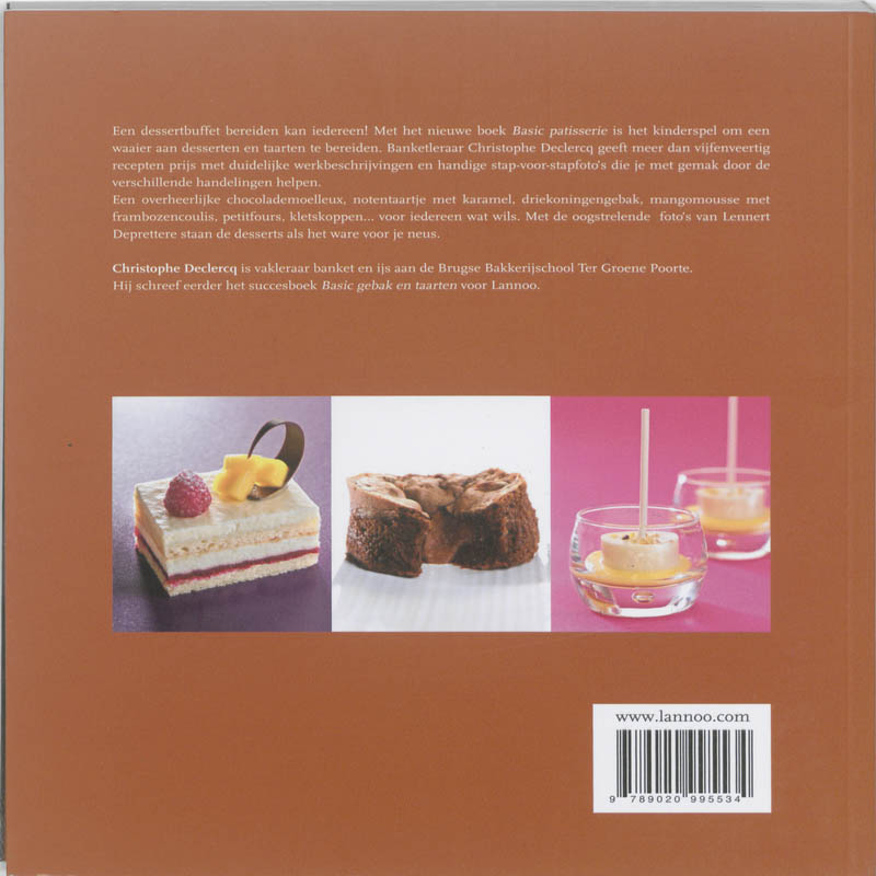 Achterkant van Basic patisserie