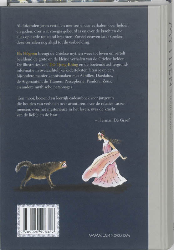 Achterkant van Griekse mythen