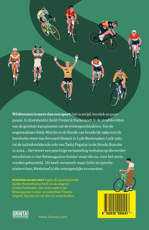 Achterkant van Koershelden