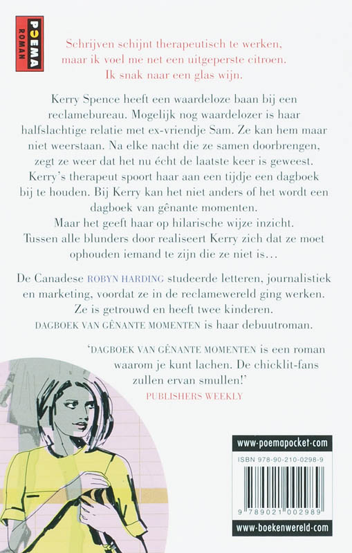 Achterkant van Dagboek van genante momenten