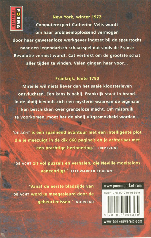 Achterkant van De acht