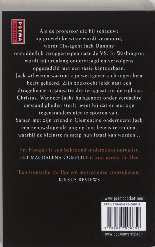 Achterkant van Het Magdalena complot