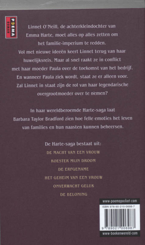 Achterkant van Harte 6 Beloning