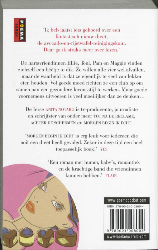 Achterkant van Morgen begin ik echt