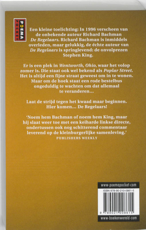 Achterkant van De regelaars