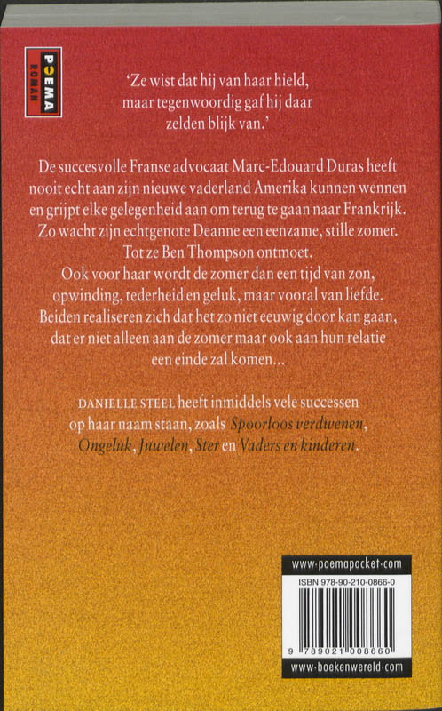 Achterkant van Het einde van een zomer