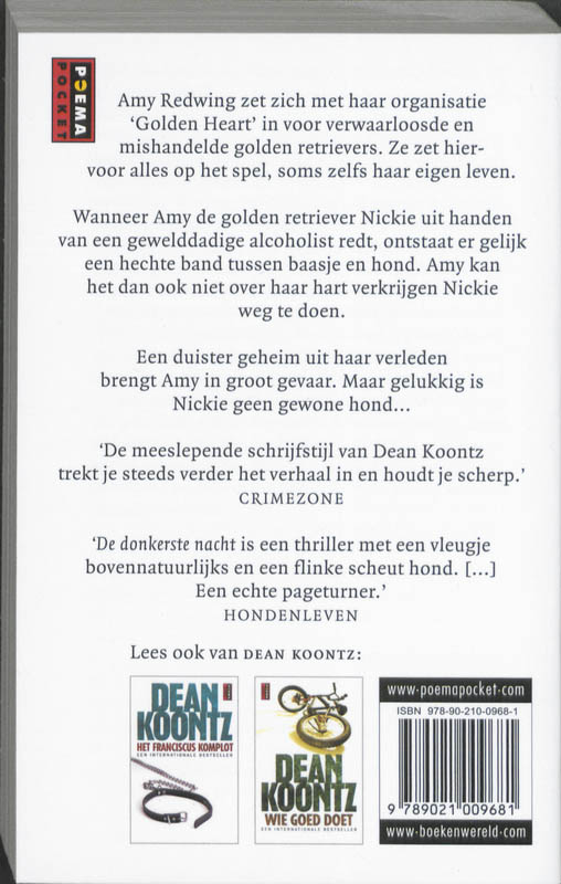 Achterkant van De donkerste nacht