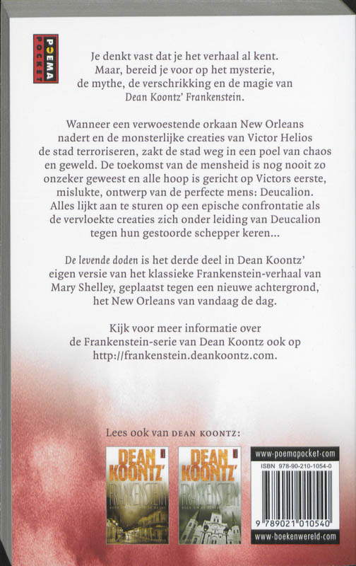 Achterkant van B 3 De levende doden