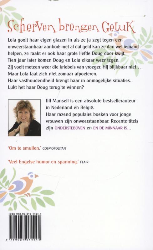 Achterkant van Scherven brengen geluk