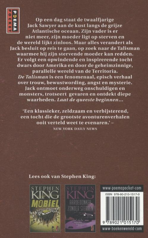 Achterkant van De talisman