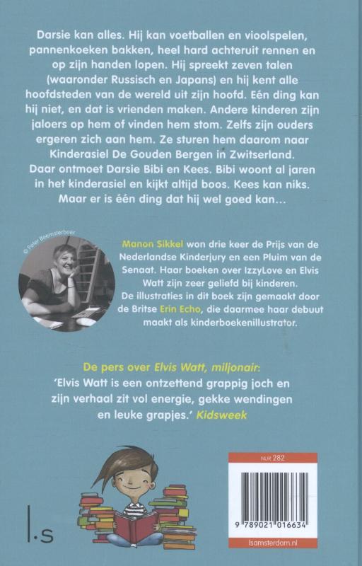 Achterkant van Slimpie Dimpie wonderkind