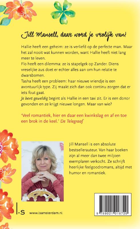 Achterkant van Je bent geweldig