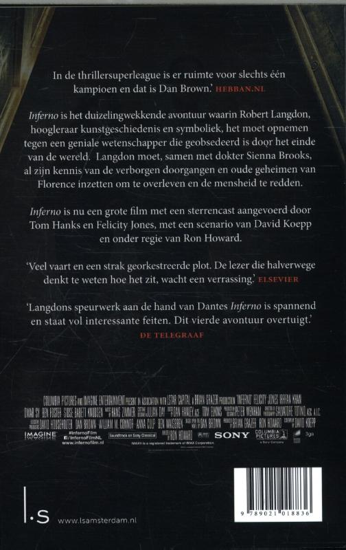 Achterkant van Inferno