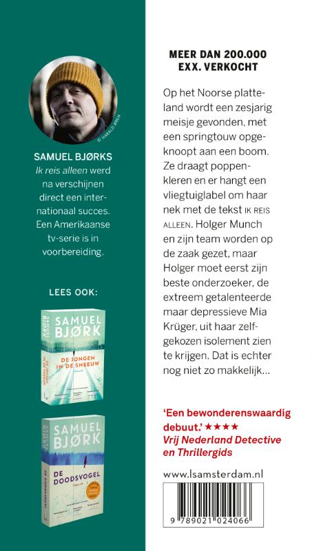 Achterkant van Ik reis alleen