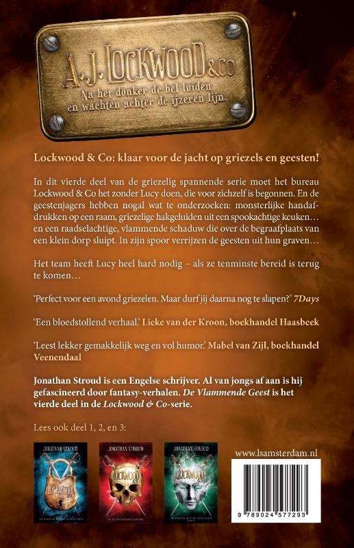 Achterkant van Lockwood + Co - 4 De vlammende geest (POD)