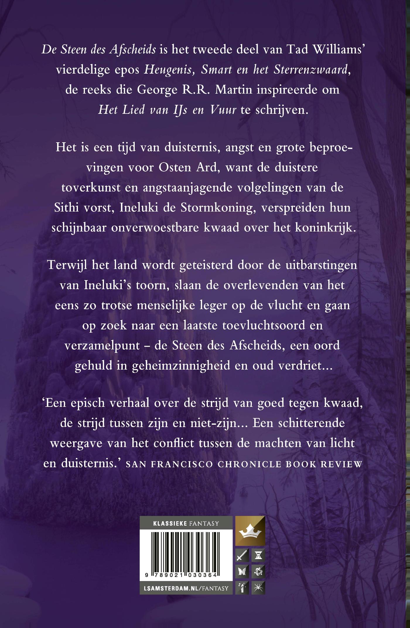 Achterkant van De Steen des Afscheids