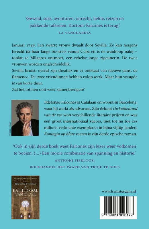 Achterkant van Koningin op blote voeten