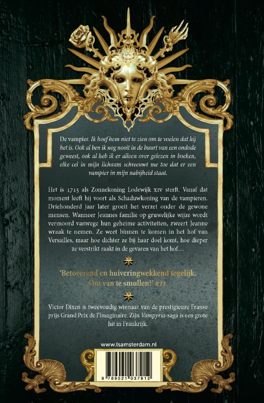 Achterkant van Vampyria deel 1 - Hof van Schaduw