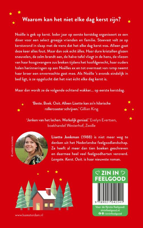 Achterkant van Langste kerst ooit