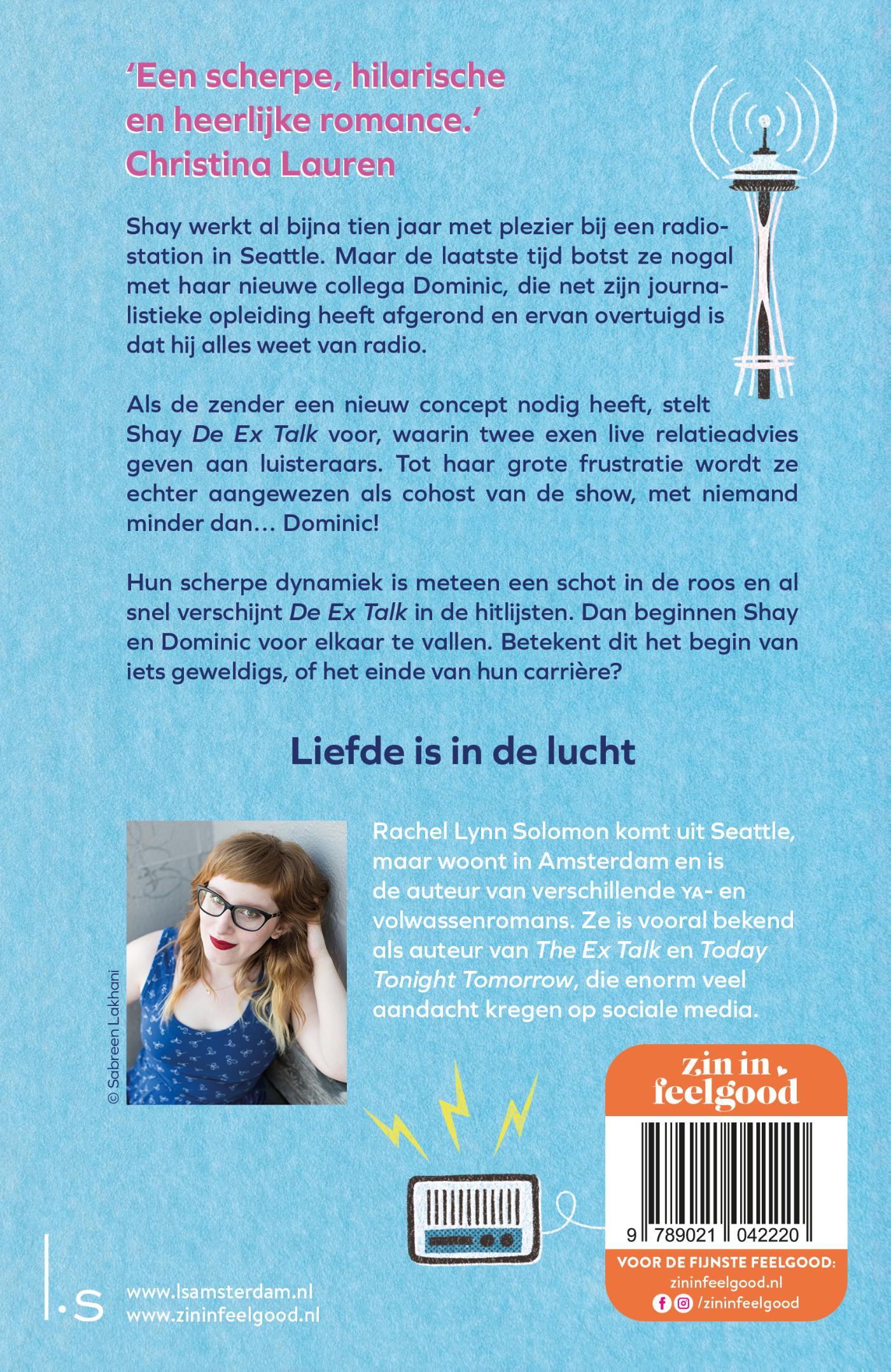 Achterkant van De ex talk
