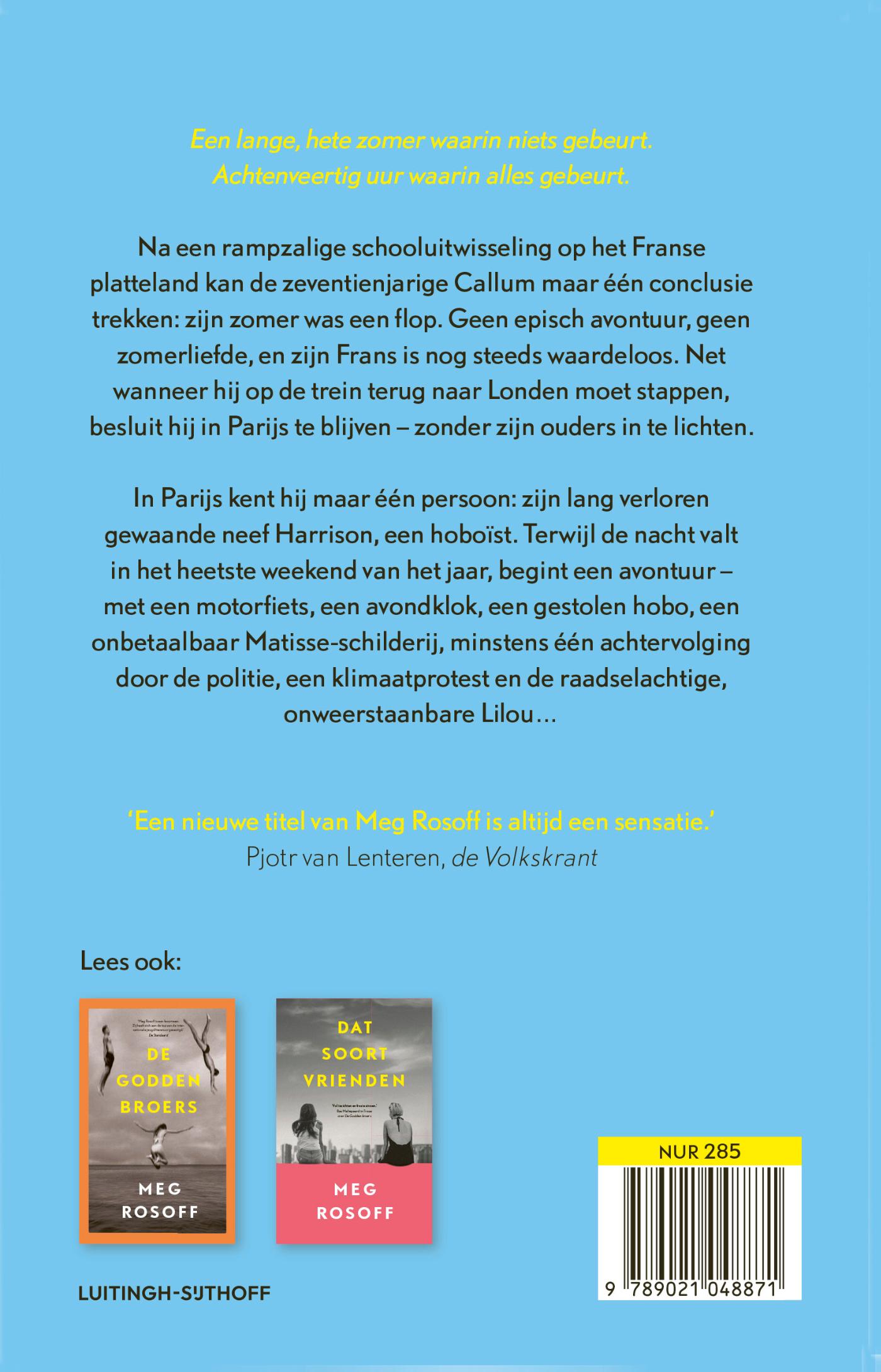 Achterkant van Er gebeurde bijna niets