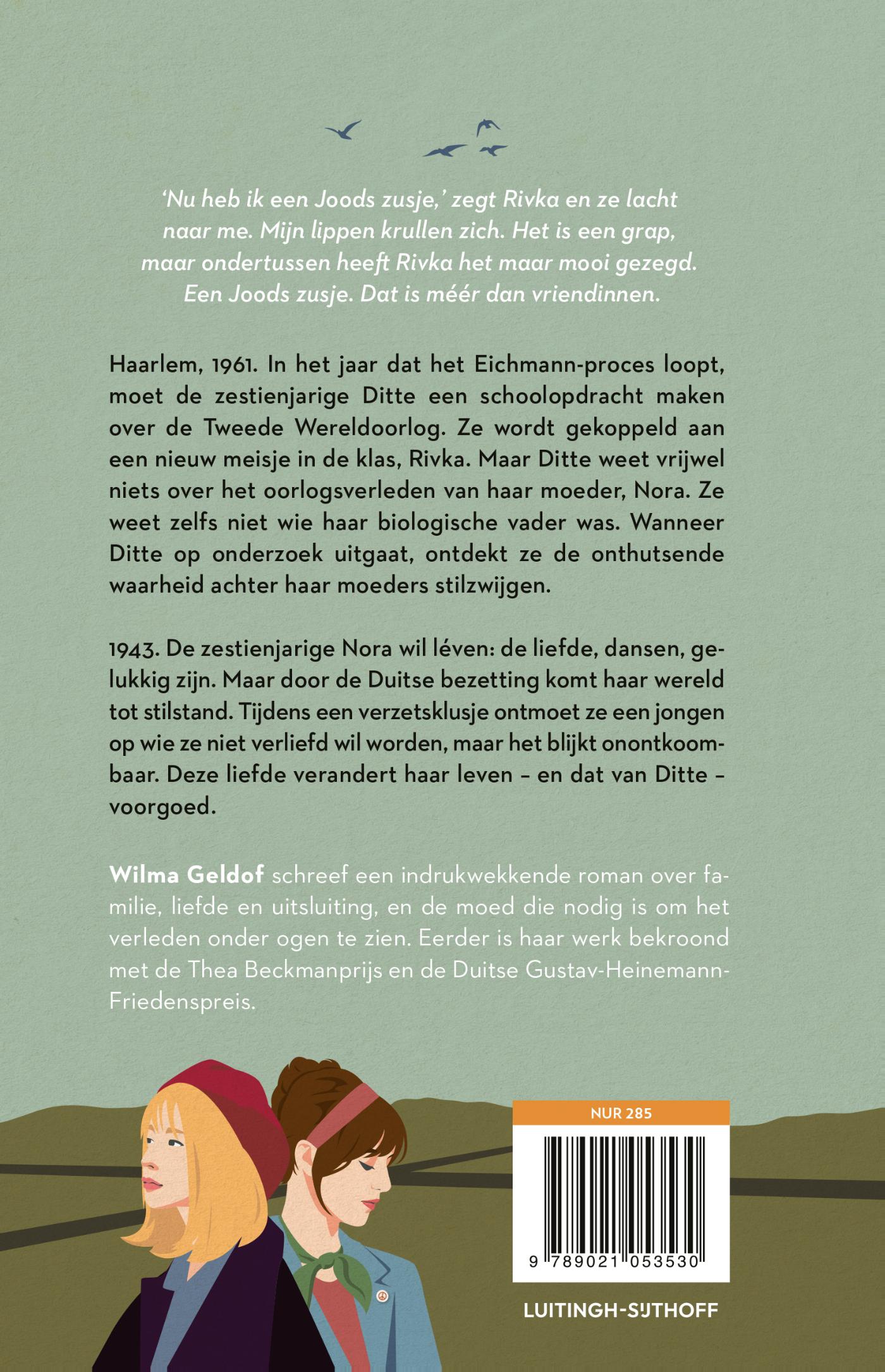 Achterkant van Het meisje dat er niet mocht zijn