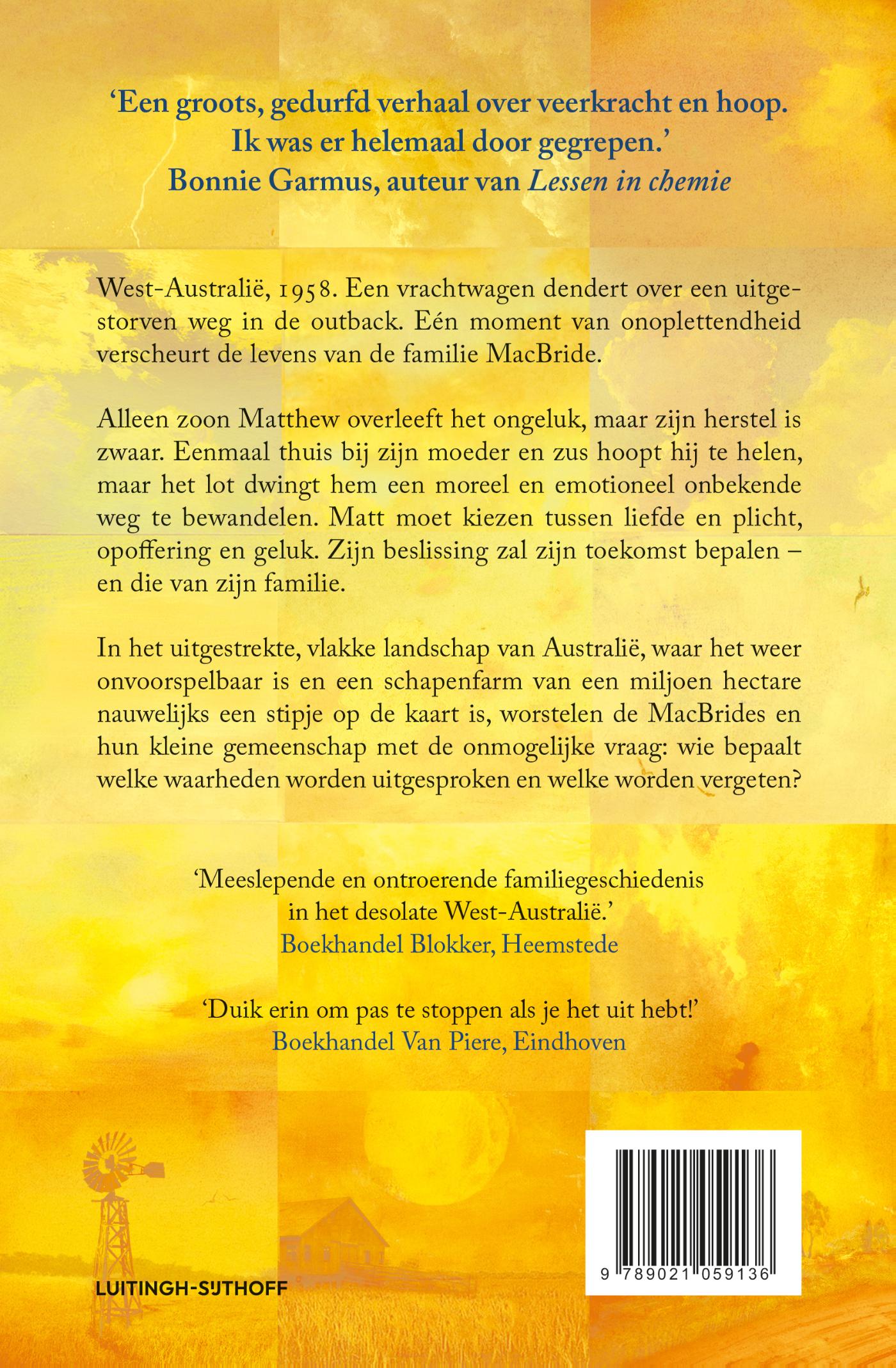 Achterkant van Een leven zo ver