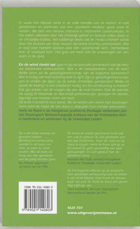 Achterkant van En de wind steekt op!