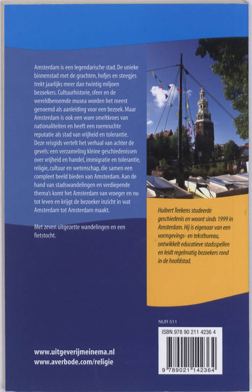 Achterkant van Inspirerend Amsterdam