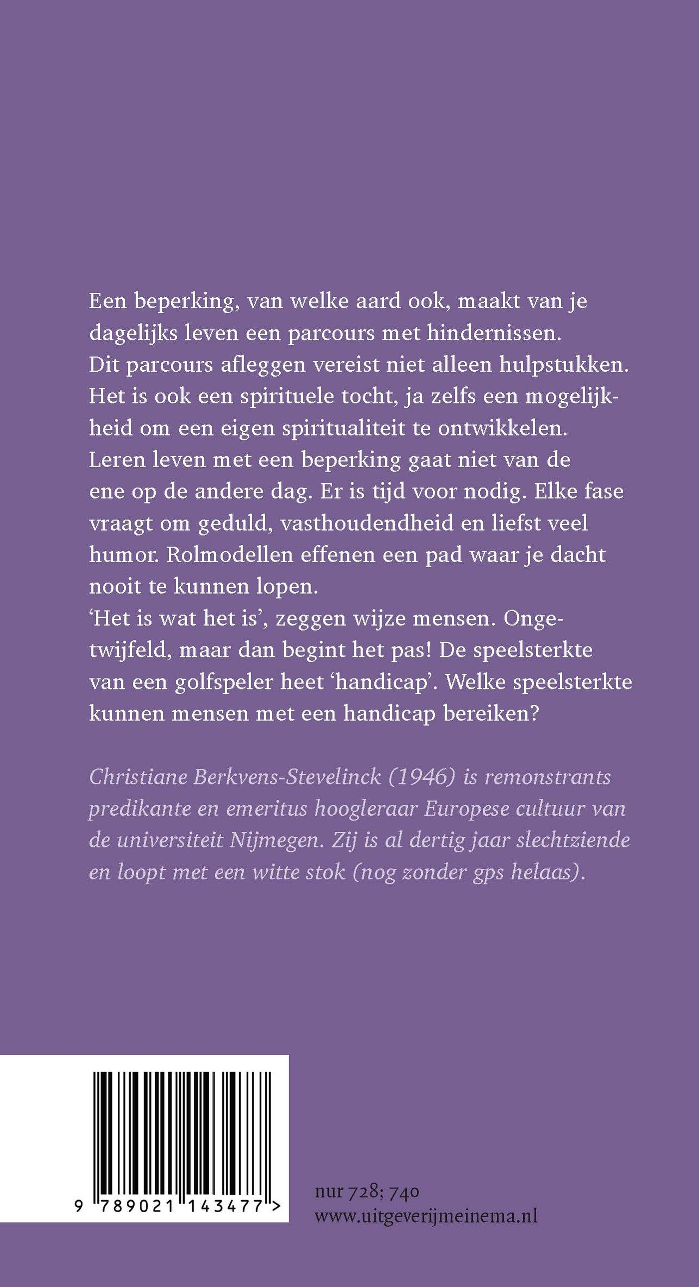 Achterkant van Een witte stok met gps