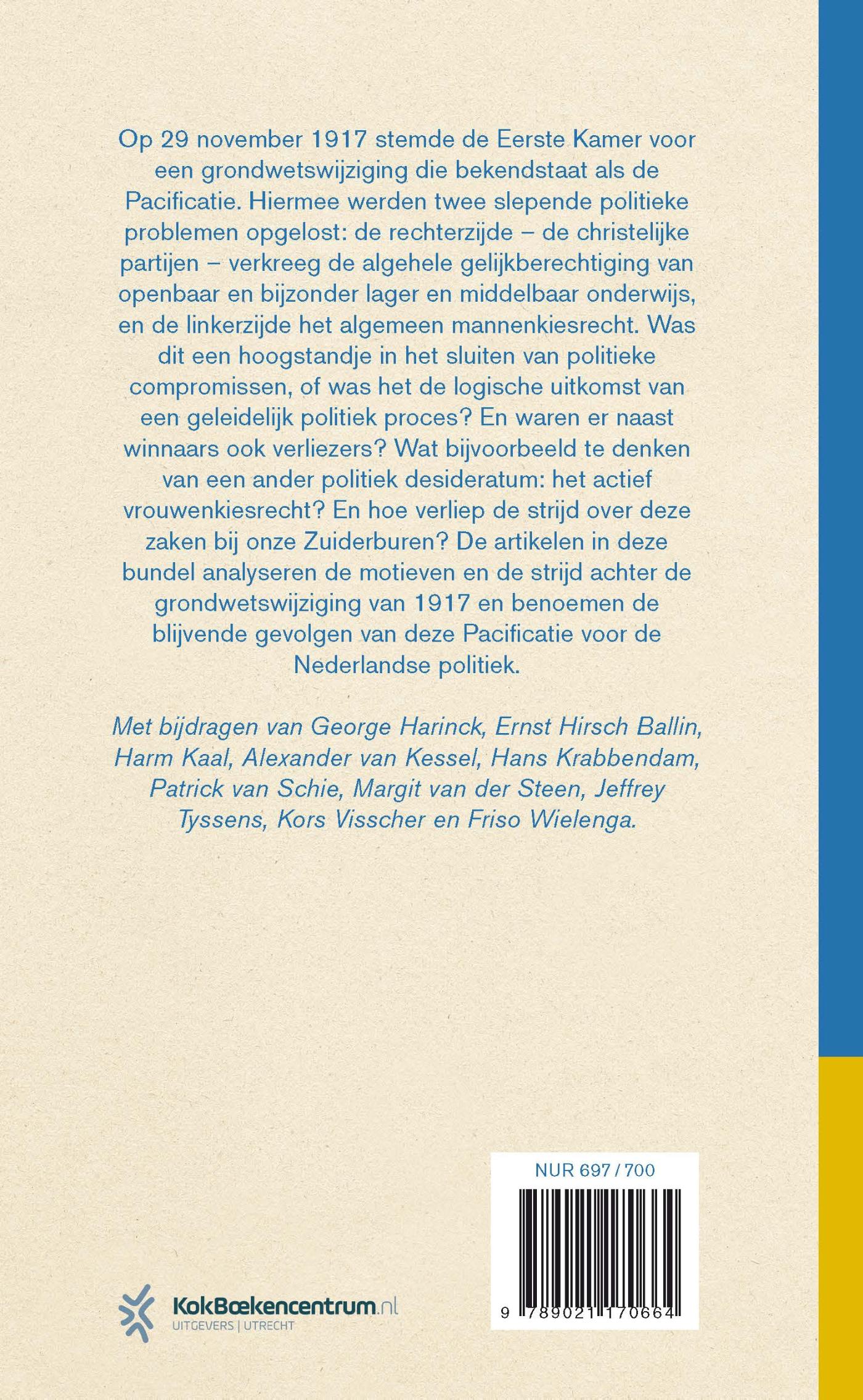 Achterkant van Een christelijk-liberale synthese