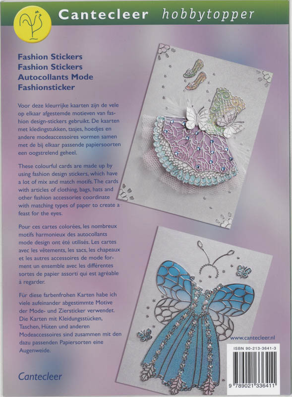 Achterkant van Fashion Stickers