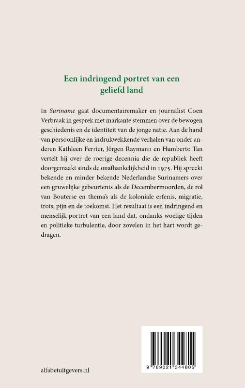 Achterkant van Suriname
