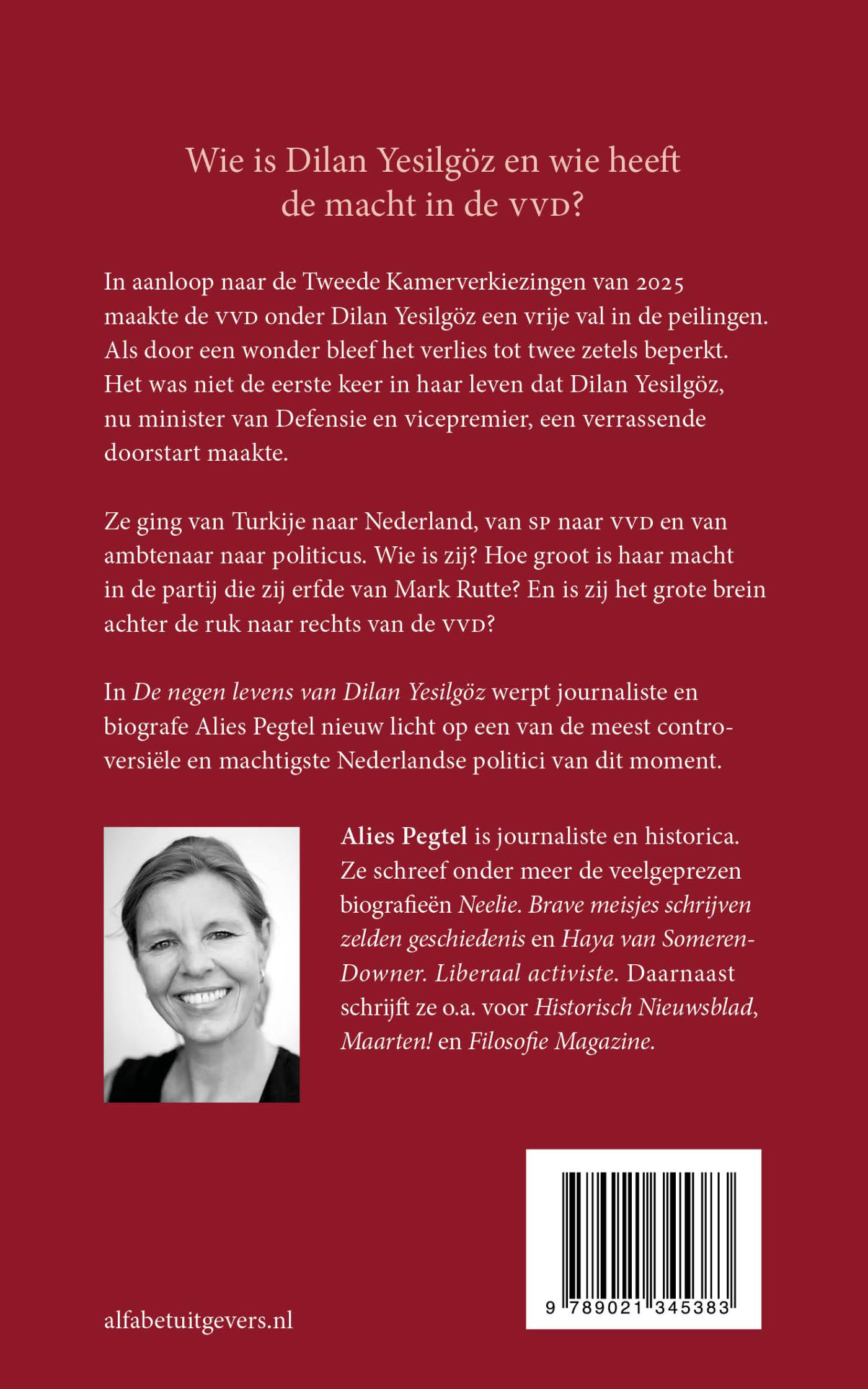 Achterkant van De negen levens van Dilan Yesilgöz