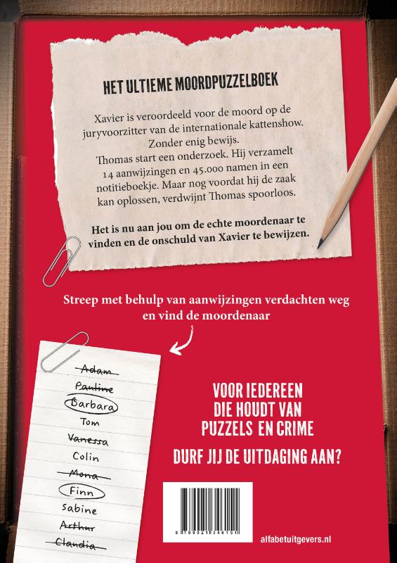 Achterkant van Xavier is niet de moordenaar