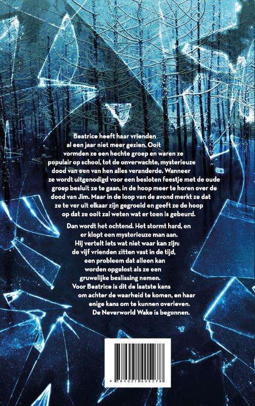 Achterkant van Neverworld Wake