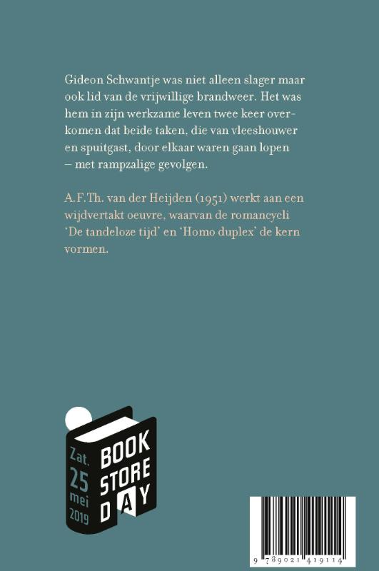 Achterkant van Schwantje's Fijne Vleeschwaren