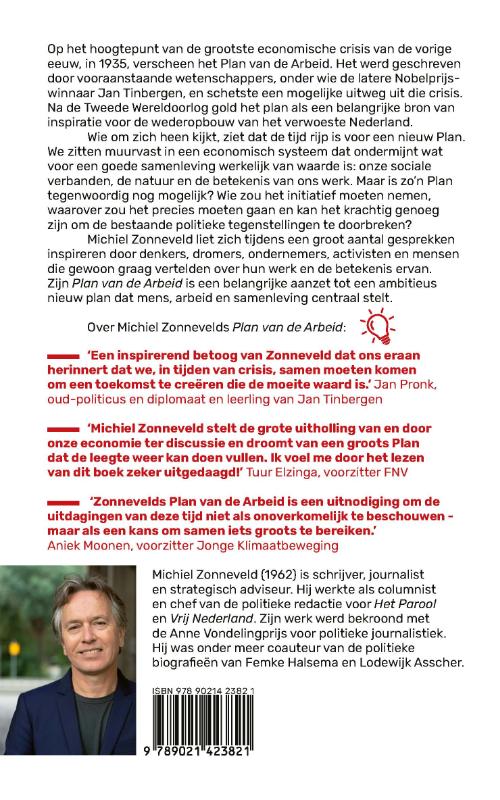 Achterkant van Plan van de Arbeid