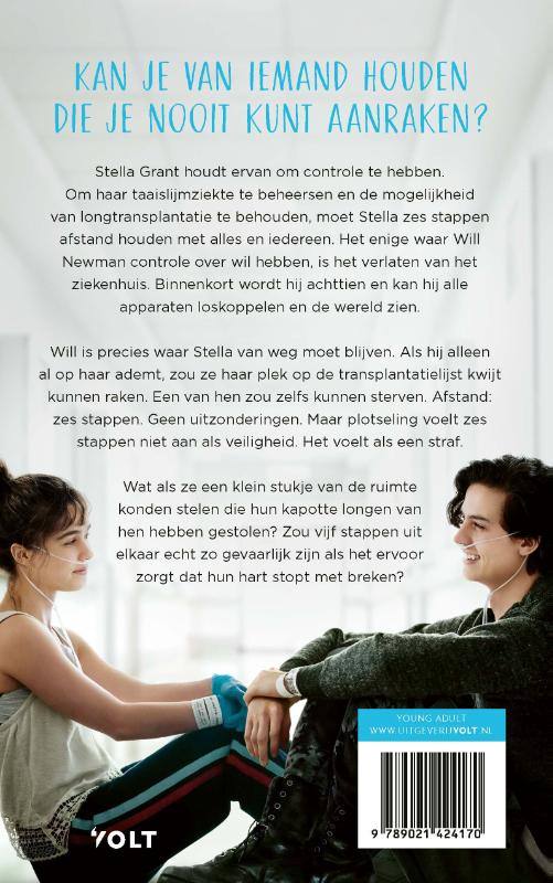 Achterkant van Vijf stappen van jou