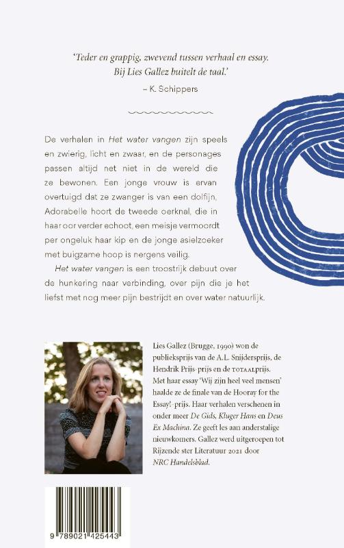Achterkant van Het water vangen