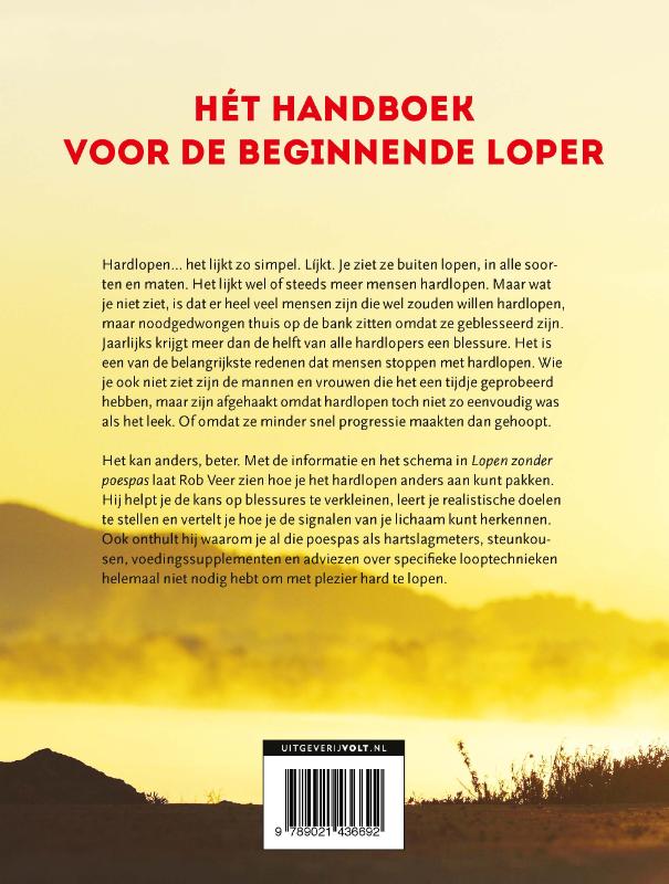 Achterkant van Lopen zonder poespas