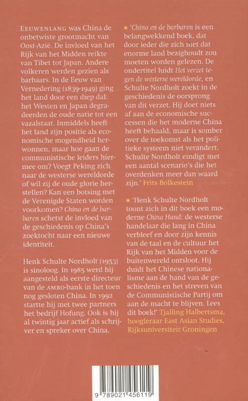Achterkant van China en de barbaren