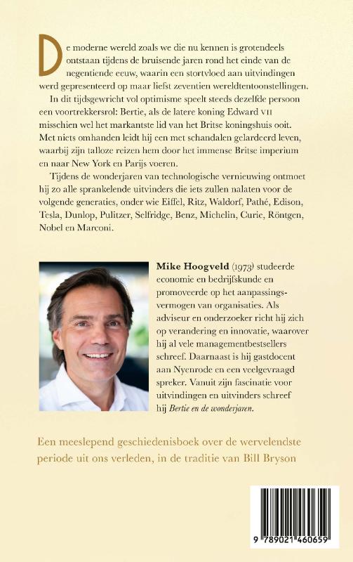 Achterkant van Bertie en de wonderjaren