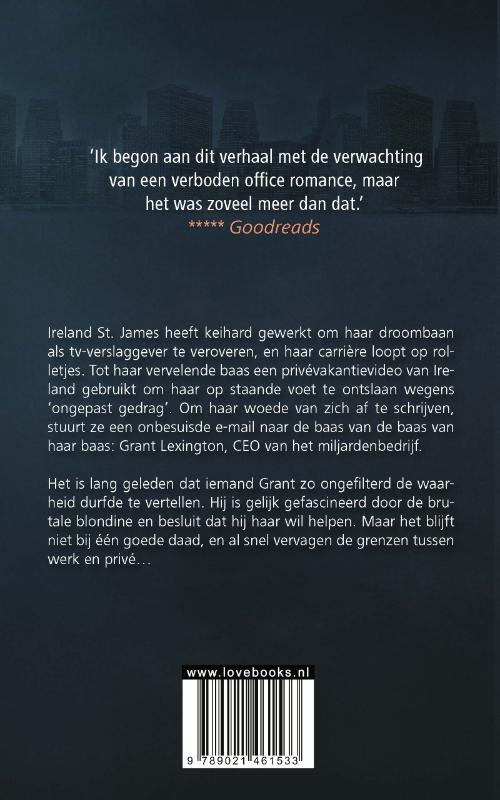 Achterkant van Op staande voet