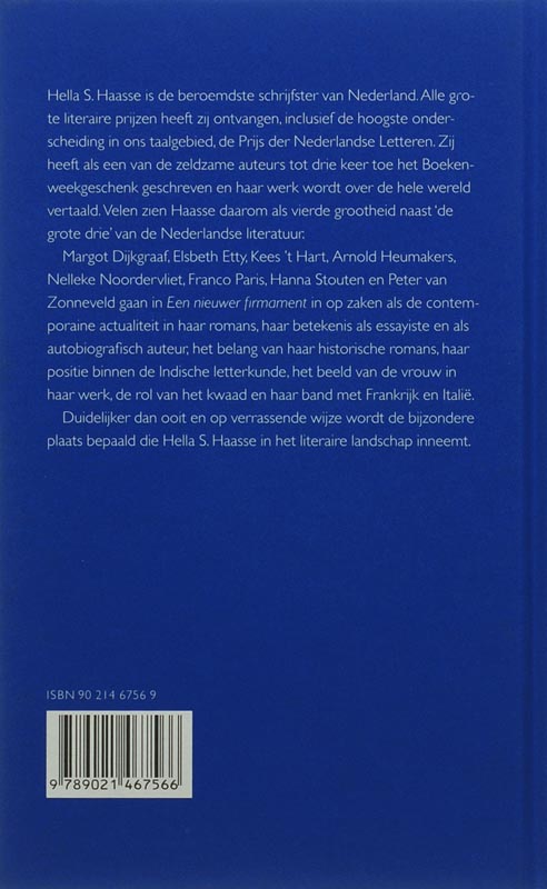 Achterkant van Een nieuwer firmament